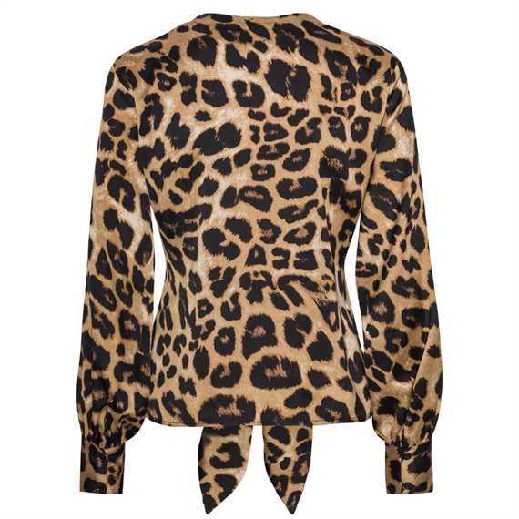 Karmamia Blair Bluse, Hammered Leopard